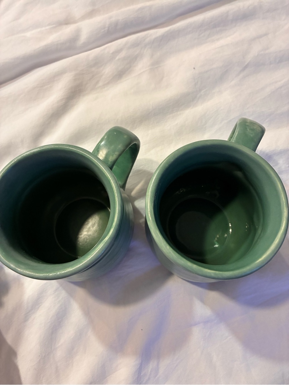 Pfaltzgraff Green Stoneware Coffee Mugs - Set of 2 - Picture 2 of 5